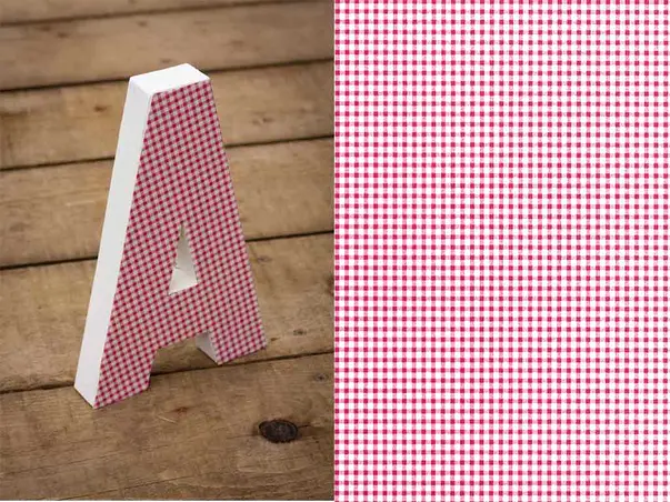 autocolant decorativ roz vichy