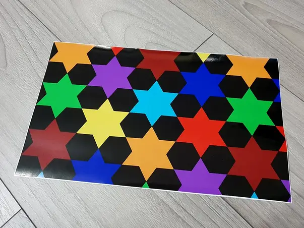 autocolant decorativ stelute colorate