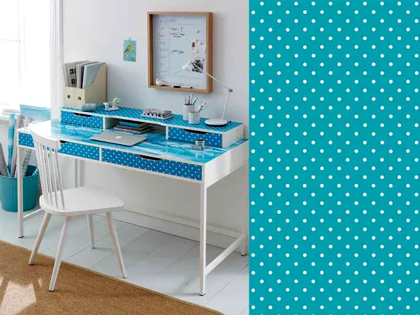 autocolant decorativ turcoaz