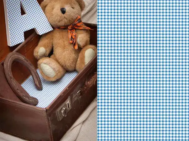 autocolant decorativ vichy blue