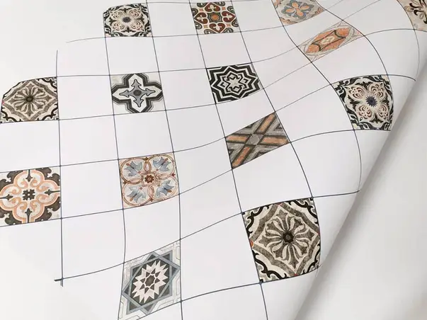 autocolant faianta alba valeria