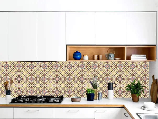 autocolant faianta decorativa albastra folina DRG57 1