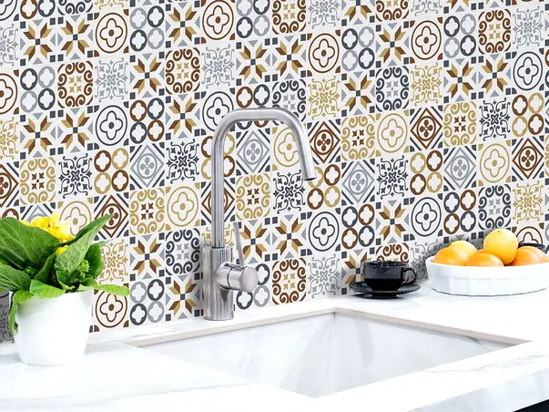 autocolant faianta decorativa bej roca afp03 folina s1