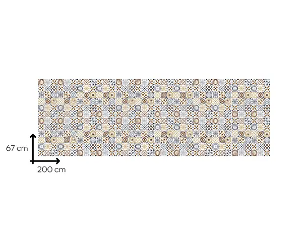 autocolant faianta decorativa bej roca afp03 folina s4