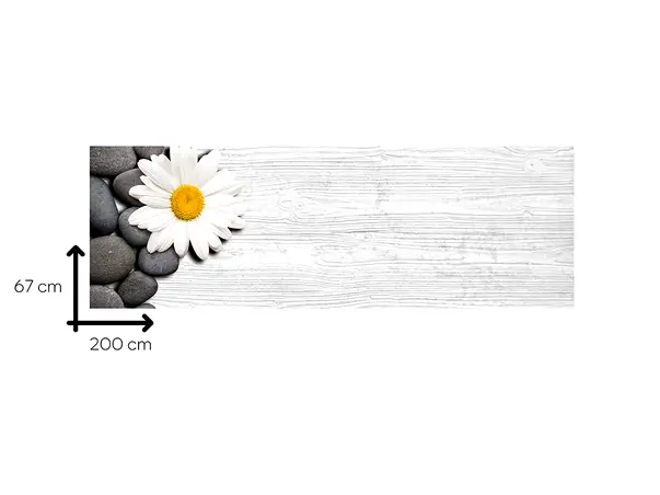 autocolant faianta decorativa margareta folina lemn gri rola s7