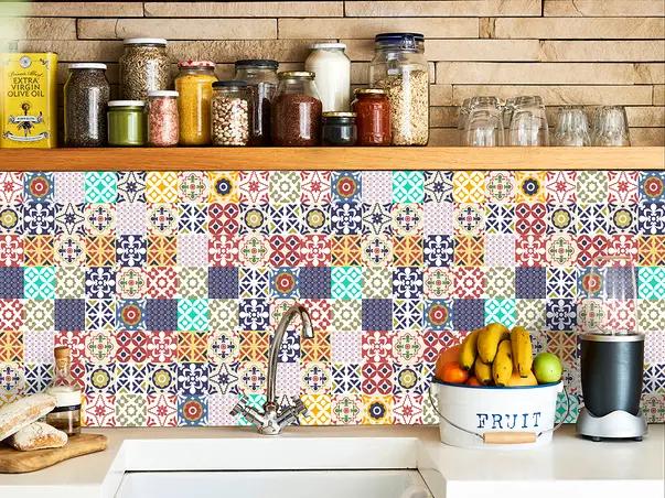 autocolant faianta decorativa multicolor fredy afp09 folina rola 67x200cm s3