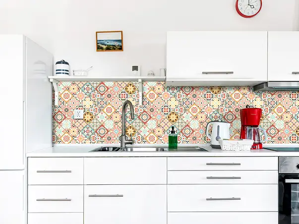 autocolant faianta decorativa sole folina bej rola 67x200cm s2