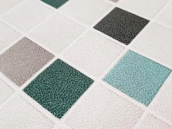 autocolant faianta tip mozaic gri