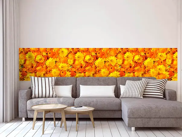 autocolant flori galbene