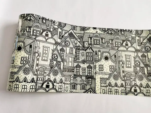 autocolant fosforescent folina model case