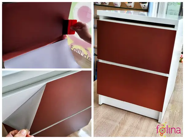 autocolant frigider cupru mat