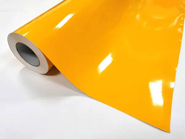 autocolant galben lucios c114 11409