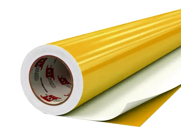 autocolant galben lucios oracal intermediate cal signal yellow 651g019 126 cm s00