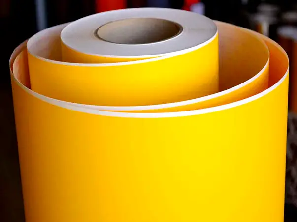 autocolant galben mat canola yellow