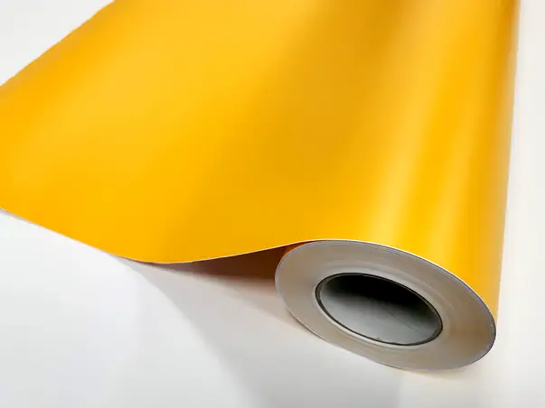 autocolant galben oranj mat c114 11454k