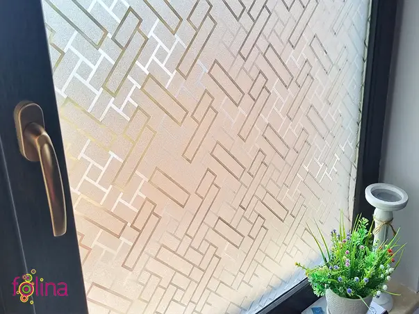 autocolant geam pentru intimitate folina t107