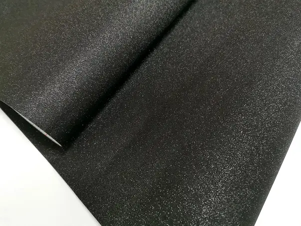 autocolant glitter negru cu sclipici dcfix 67 200 cm