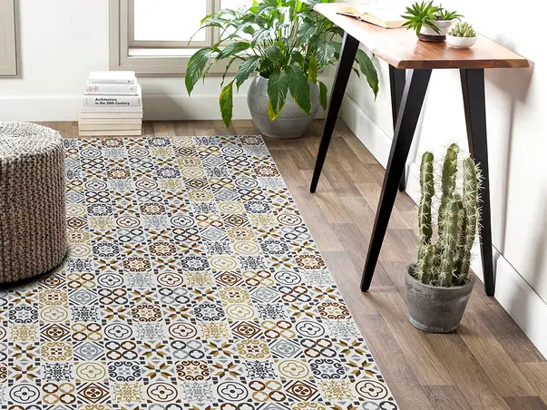 autocolant gresie si podele folina model mozaic roca 120cm latime s1