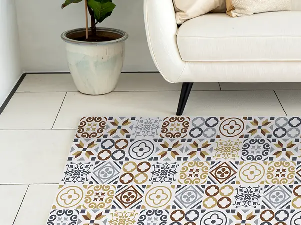 autocolant gresie si podele folina model mozaic roca 120cm latime s3