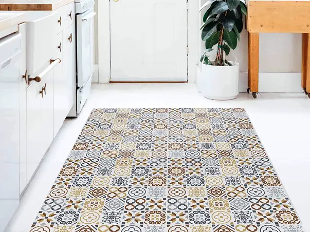 autocolant gresie si podele folina model mozaic roca 120cm latime s4