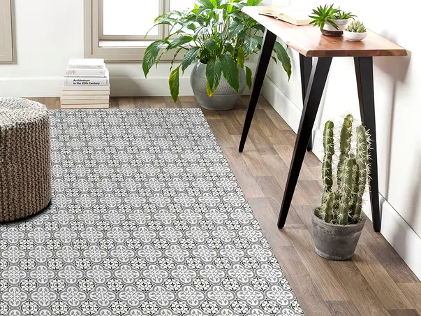 autocolant gresie si podele marabel in nuante de gri 120 cm latime s02