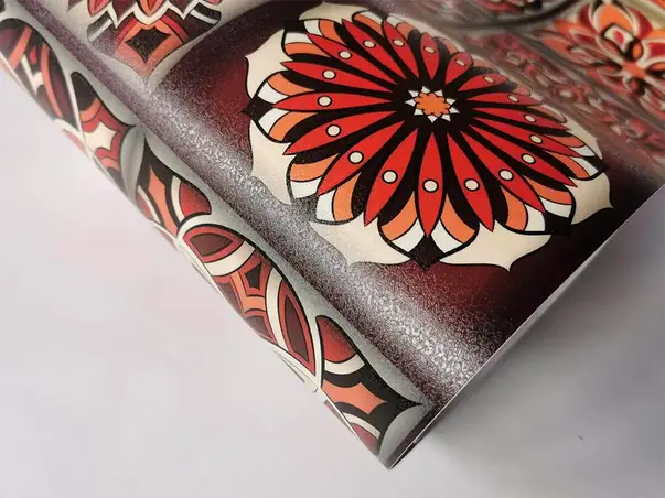 autocolant imitatie faianta maro folina