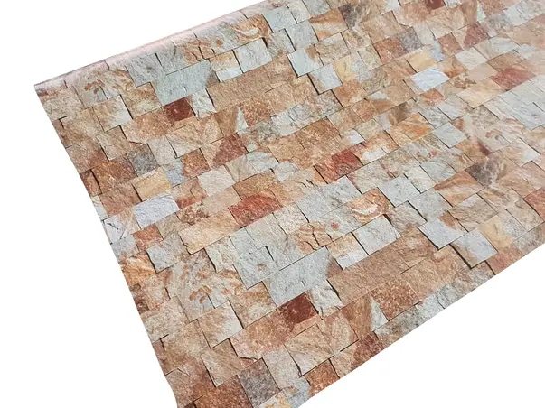 autocolant imitatie piatra bej