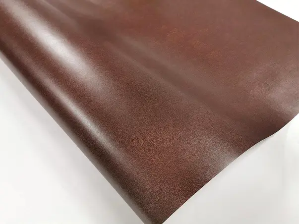 autocolant imitatie piele maro folina 125 cm latime