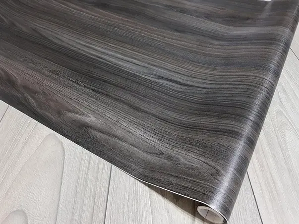 autocolant lemn gri inchis lava