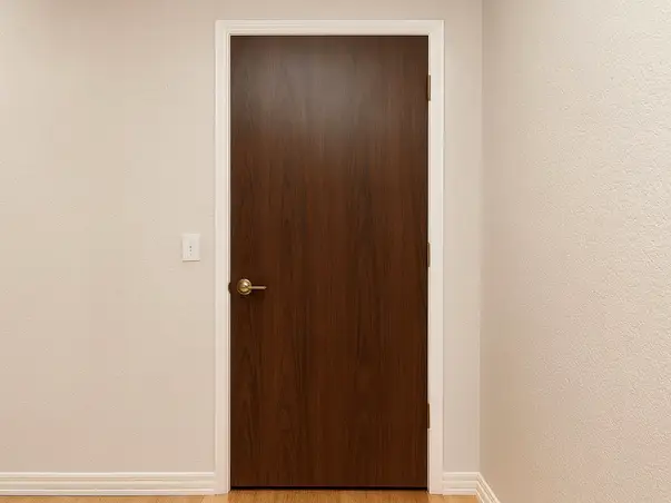 autocolant lemn nuc pentru usi interioare