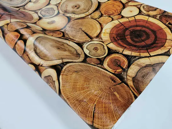 autocolant lemn rustic folina 130 cm latime