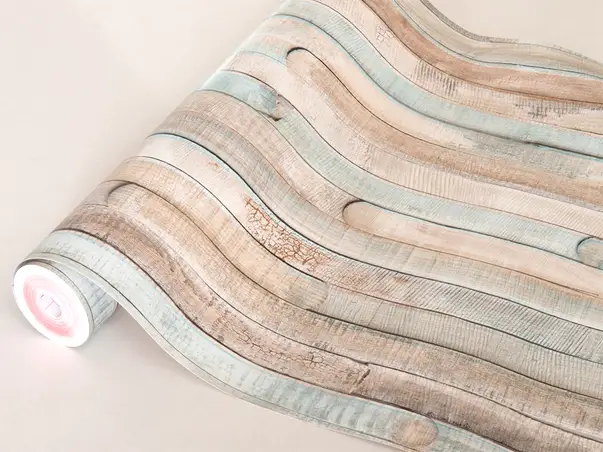 autocolant lemn vintage pastel rio ocean