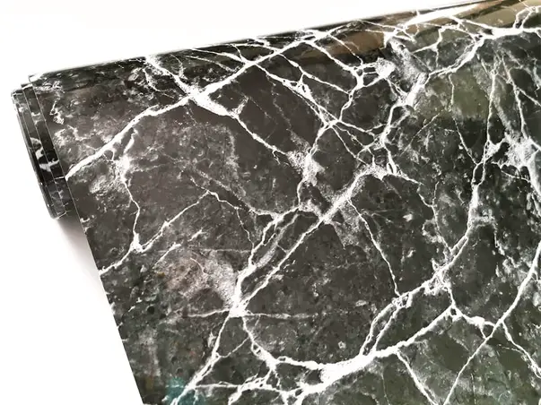 autocolant marmura gri folina 100 cm latime