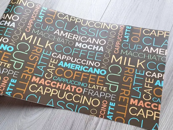 autocolant maro cafea