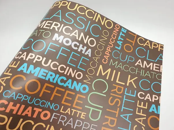 autocolant maro model cafea