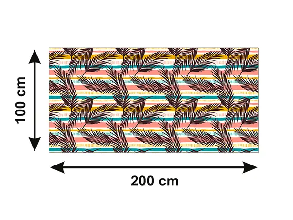 autocolant masa model frunze retro 5 52963