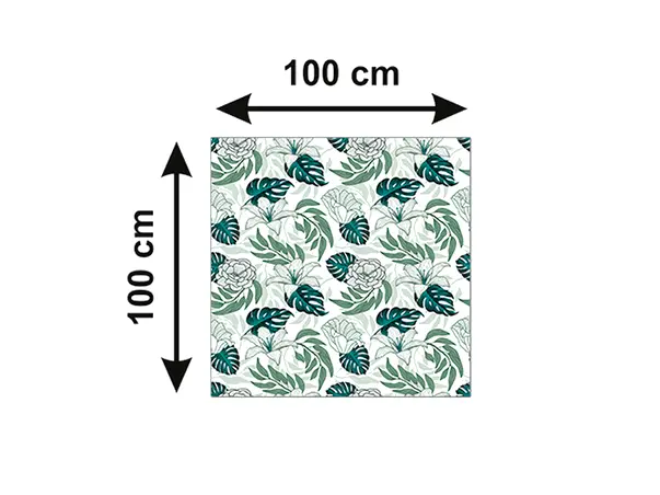 autocolant masa model frunze tropicale 5 51057