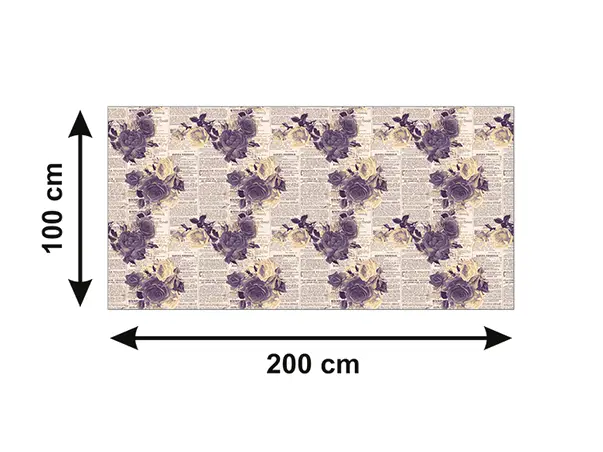 autocolant masa model ziare cu flori v1 5 92589