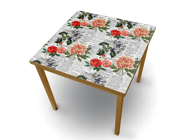 autocolant masa model ziare cu flori v10 1 8830