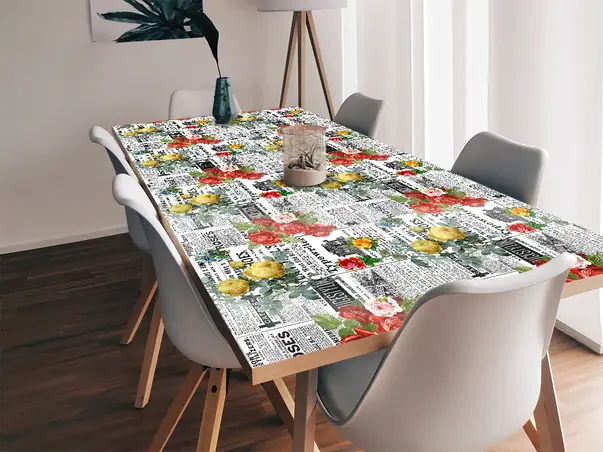 autocolant masa model ziare cu flori v11 2 2511