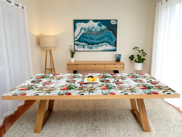 autocolant masa model ziare cu flori v12 3 5943