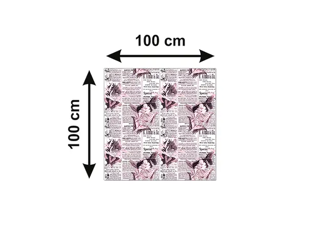 autocolant masa model ziare cu flori v2 5 421176