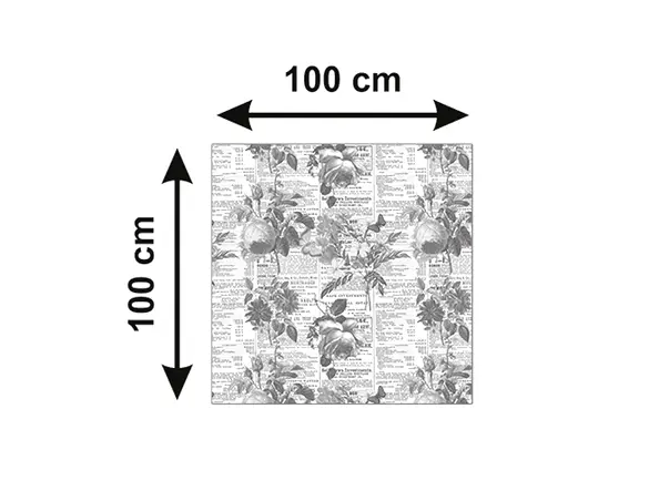 autocolant masa model ziare cu flori v3 5 15336