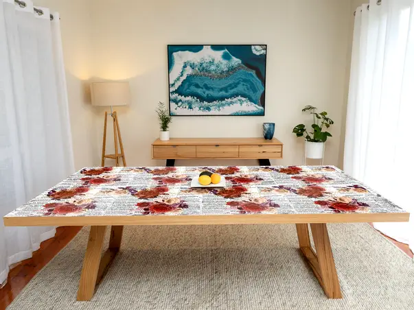 autocolant masa model ziare cu flori v5 3 2551