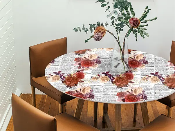 autocolant masa model ziare cu flori v5 4 1963