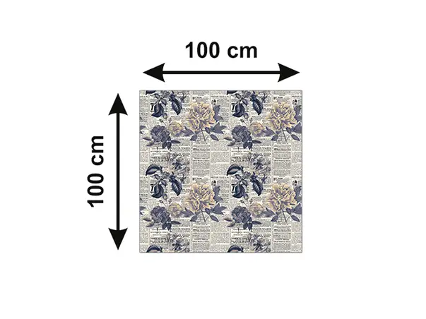 autocolant masa model ziare cu flori v9 5 61063