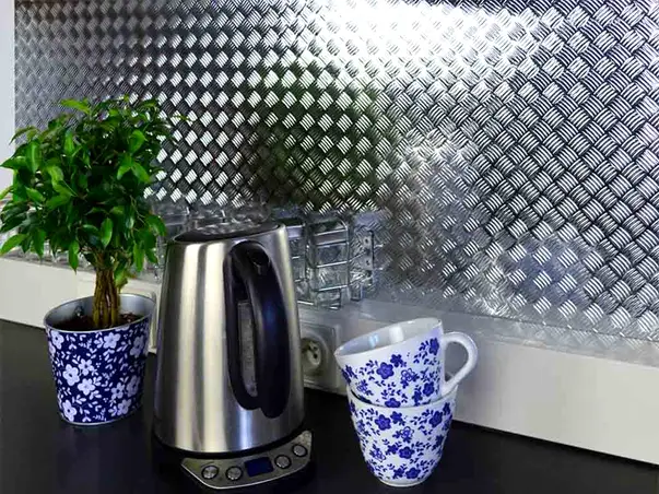 autocolant metalic argintiu