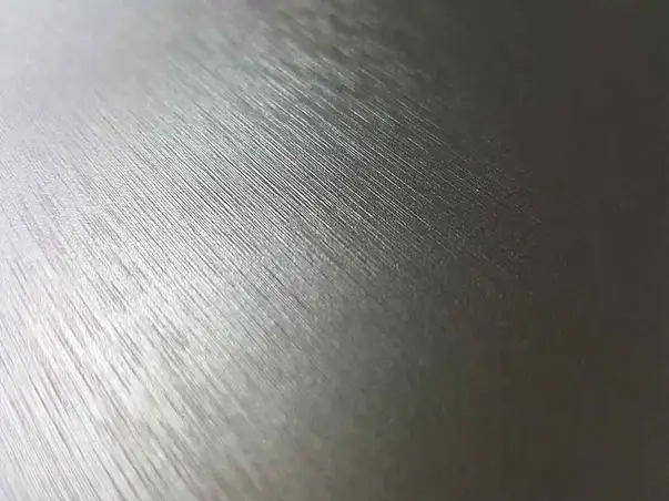 autocolant metalic gri antracit Platino brushed detaliu