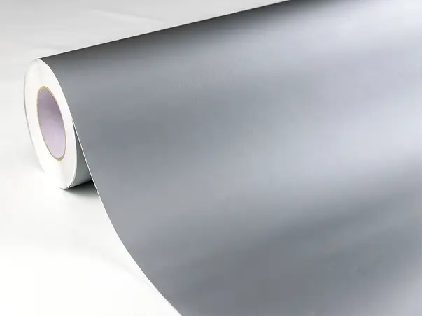 autocolant mobila argintiu mat