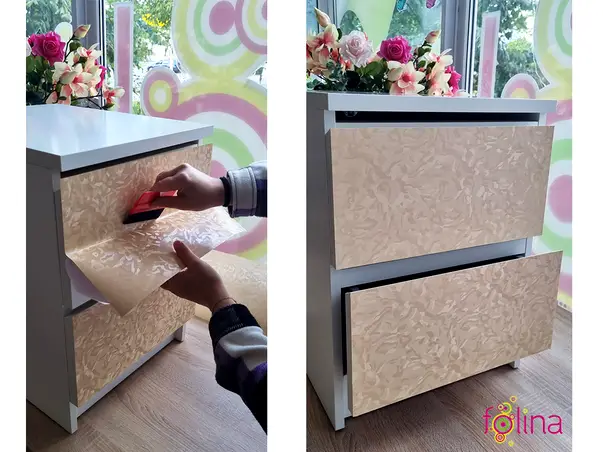 autocolant mobila bej